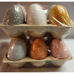 Target Bullseye Playground 12ct Speckled Wood Egg Decoration Easter